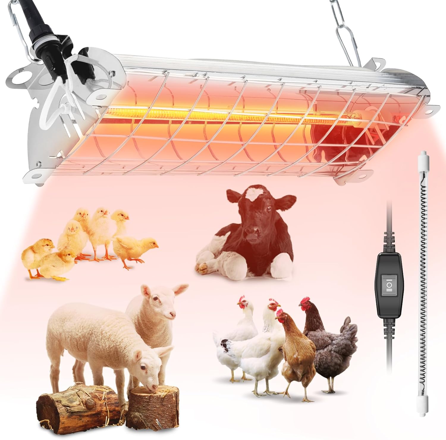 Direct factory animal infrared heater