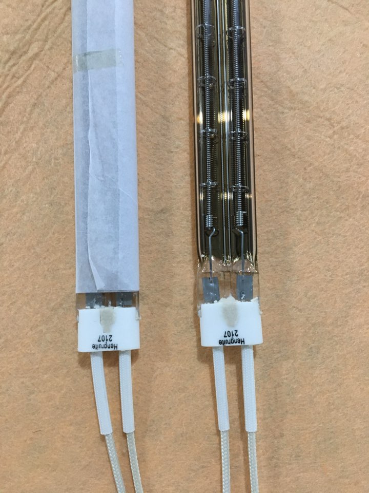 2000w white cover halogen ir heater lamp